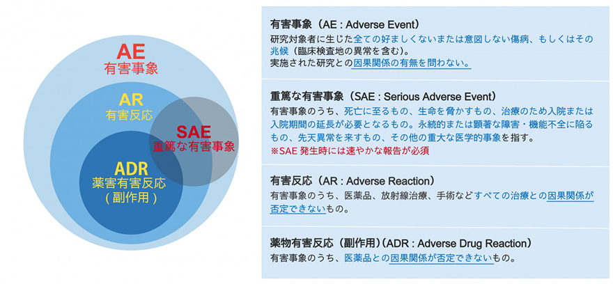 有害事象（AE：Adverse Event）